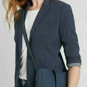 Navy Blue Blazer & Skirt (skirt-suit) by Banana Republic